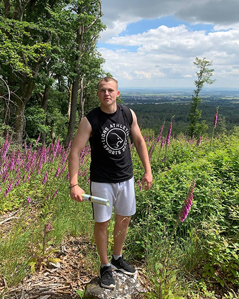 Bogdan in forest
